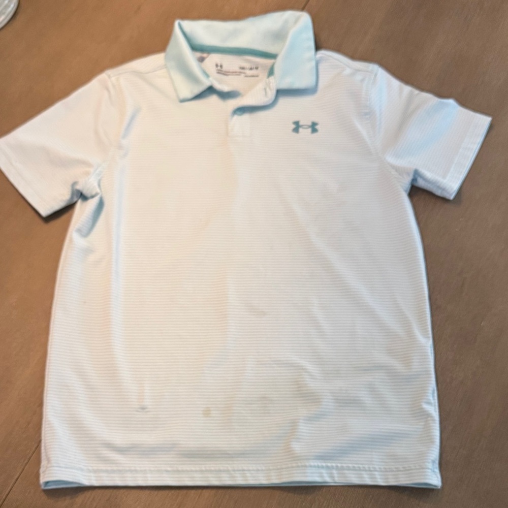 Under Armour Kids Sky Blue Polo Shirt